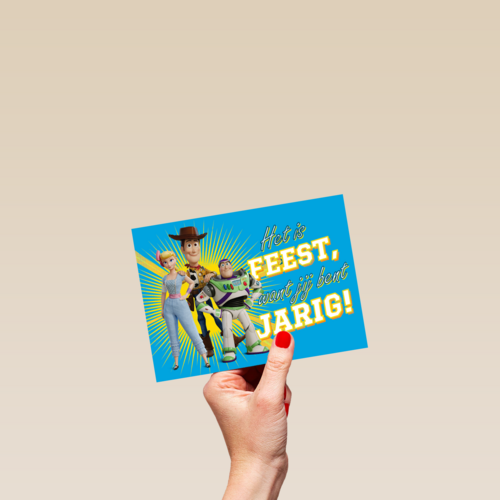 Toy Story kaart het is feest