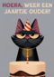 Verjaardagskaart Grumpy Folio weer een jaartje ouder lila