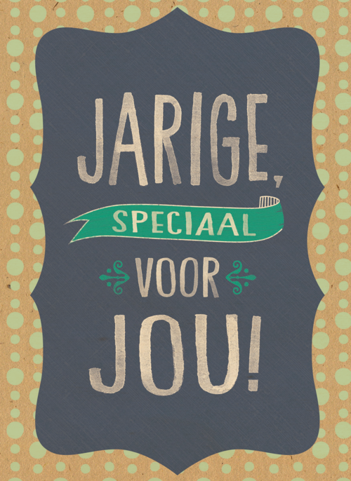 Houten Kaart Verjaardagskaarten | Mooie Letters