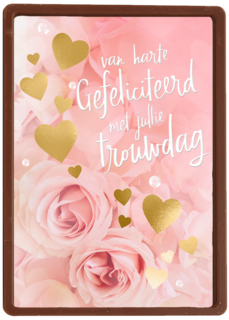 Van harte gefeliciteerd met jullie trouwdag