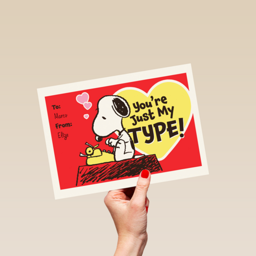 Peanuts You are just my type