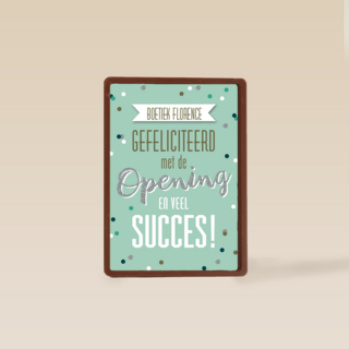 nieuwe zaak gefeliciteerd met de opening en veel succes