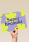 Super bedankt groen lila