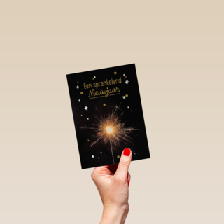 vuurwerk een sprankelend nieuwjaar