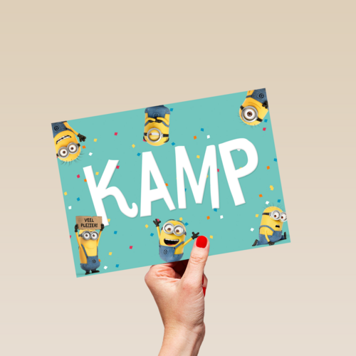 de minions op kamp