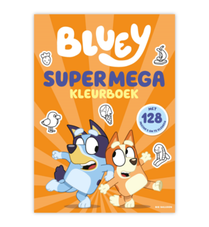 Bluey Super Mega Kleurboek Met Viltstiften