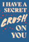 I have a secret crush on you