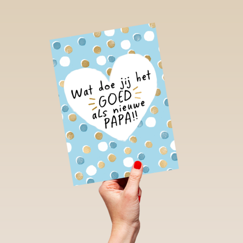 vaderdag kaart klassiek wat doe jij het goed als nieuwe papa