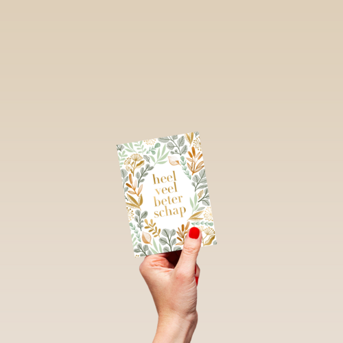 Heel veel beterschap floral