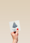 kerstboom met de beste wensen