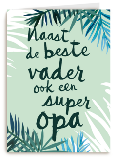 naast de beste vader ook een super opa