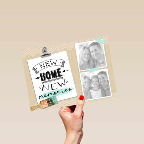 fotokaart new home new memories