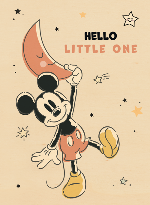 Disney geboortefelicitatie hello little one