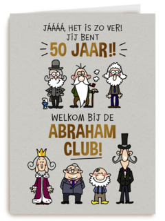 50 jaar welkom bij de abraham club