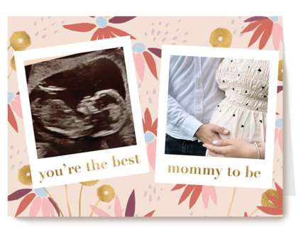 Zwangerschap felicitatie best mommy to be