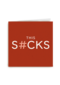 Sterktekaart this sucks rood gezakt