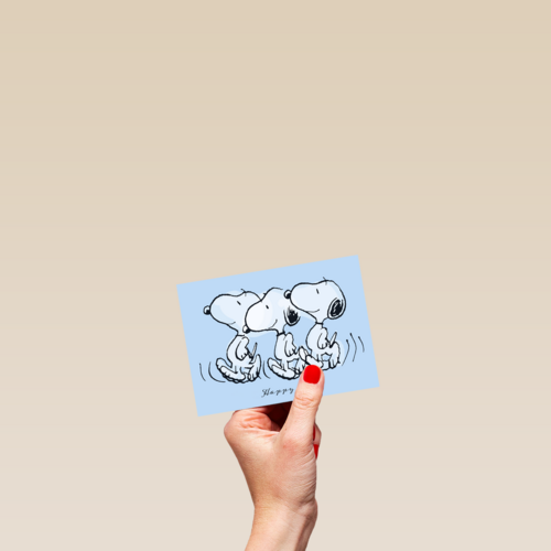 Snoopy verjaardagskaart Happy Day