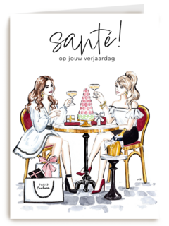 Anna Wijnands verjaardagskaart sante