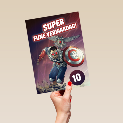 Captain America Superfijne verjaardag