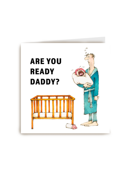 Zwangerschap felicitatie are you ready daddy