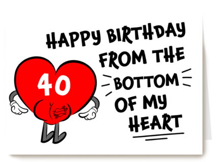 happy birthday from the bottom of my heart