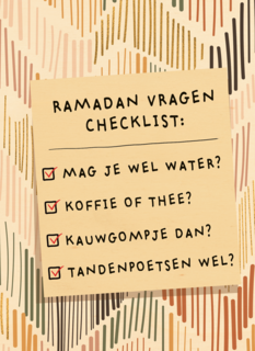ramadan vragen checklist