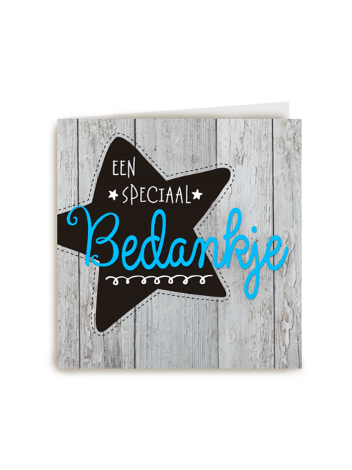 ster een speciaal bedankje