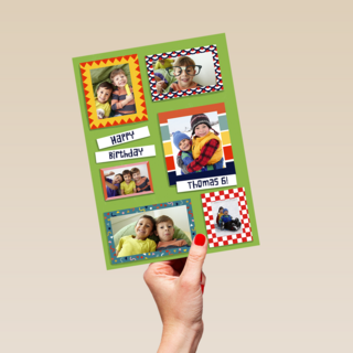 Verjaardag Jongen Foto Collages