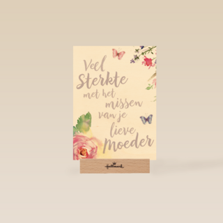 veel sterkte met het missen van je lieve moeder