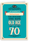 leeftijd zeventig old age
