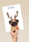 hond met gewei