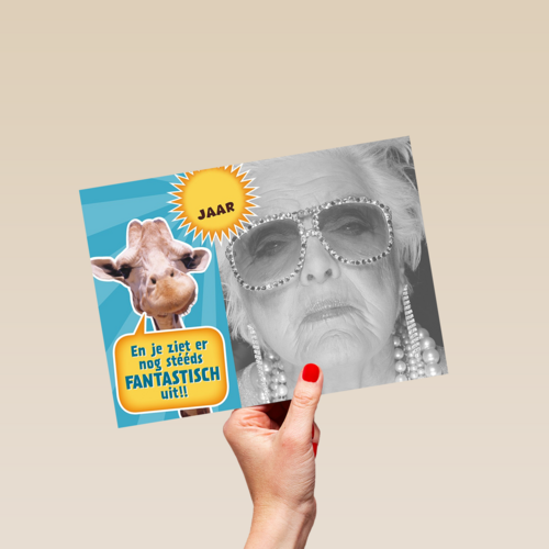 fotokaart en je ziet er nog steeds fantastisch uit