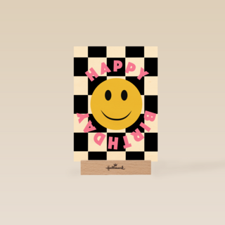 verjaardag kaart hip happy birthday smile