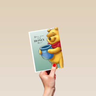 Valentijnskaart Winnie the Pooh