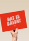 Geslaagd Dat is balen