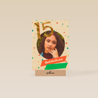 Gefeliciteerd 15 jaar fotokaart
