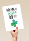 groen klavertje vier met quote