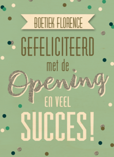 nieuwe zaak gefeliciteerd met de opening en veel succes