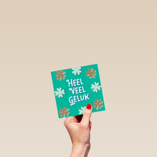 Succes kaart heel veel geluk