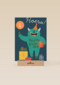 Hoera monsterkaart Happy Birthday
