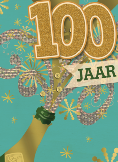 verjaardag leeftijden champagne 100