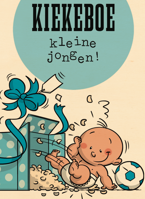 funny mail kiekeboe kleine jongen