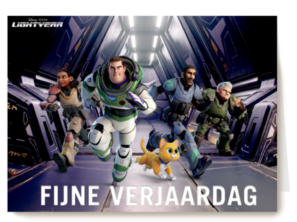 verjaardag kaart buzz lightyear