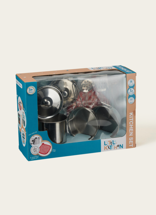 Speelset Keuken Zilver Cadeau Speelgoed |