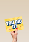 Complimentkaart you did it