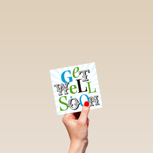 get well soon met zusters hoedje