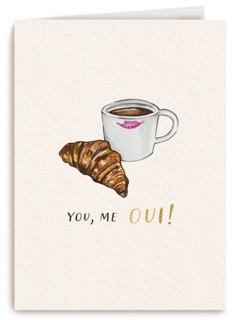 Valentine You Me Oui croissant