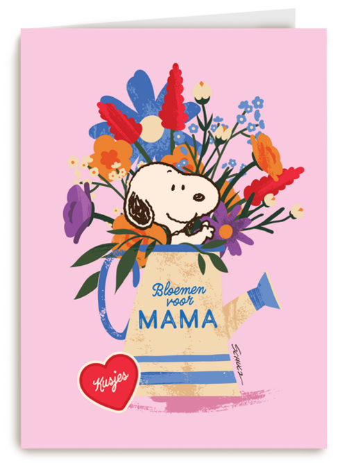Bloemen voor mama Peanuts