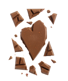 Tony Chocolonely Recht uit M'n Chocohart Melk Roos Framboos