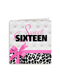 sweet sixteen roze strik